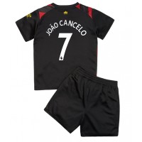 Manchester City Joao Cancelo #7 Udebanesæt Børn 2022-23 Kortærmet (+ Korte bukser)